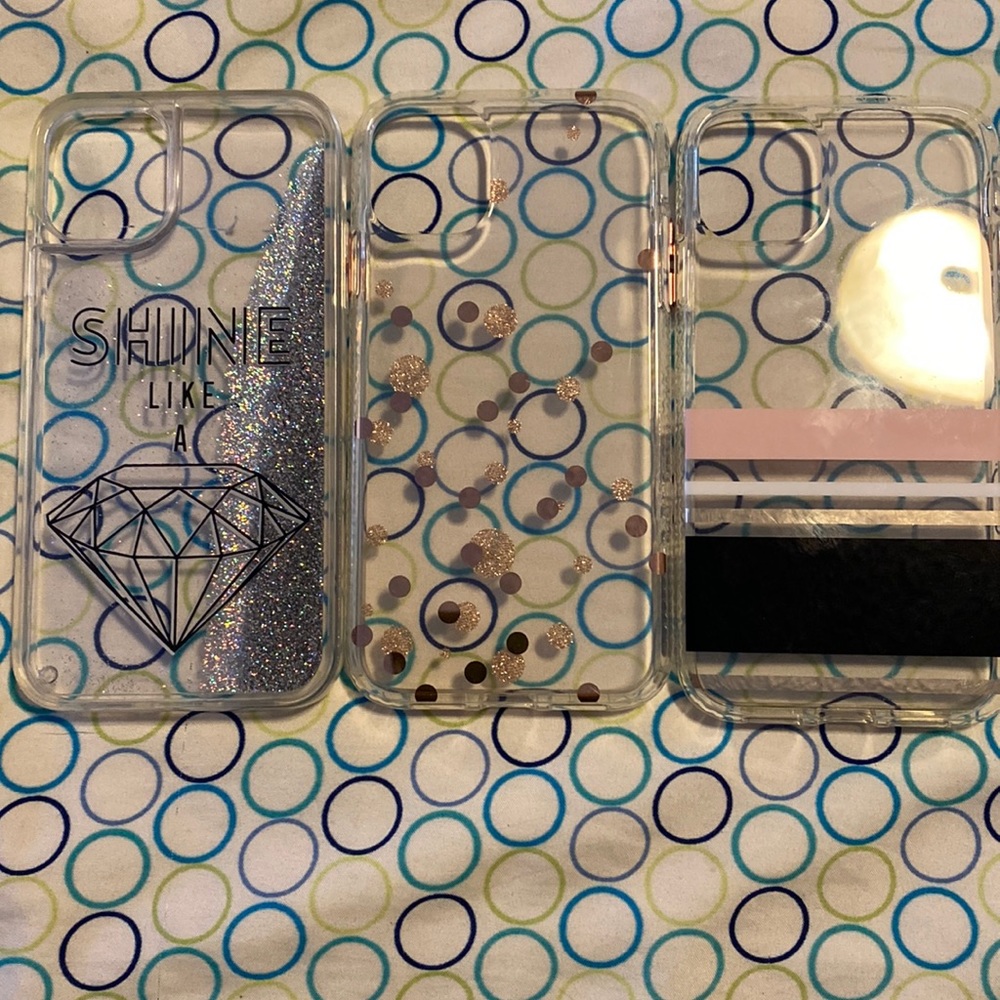 A set of three iPhone 11 cases
